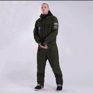 Men's SMN Slope STAR NASA Icon Ski Suits Winter Snowsuit